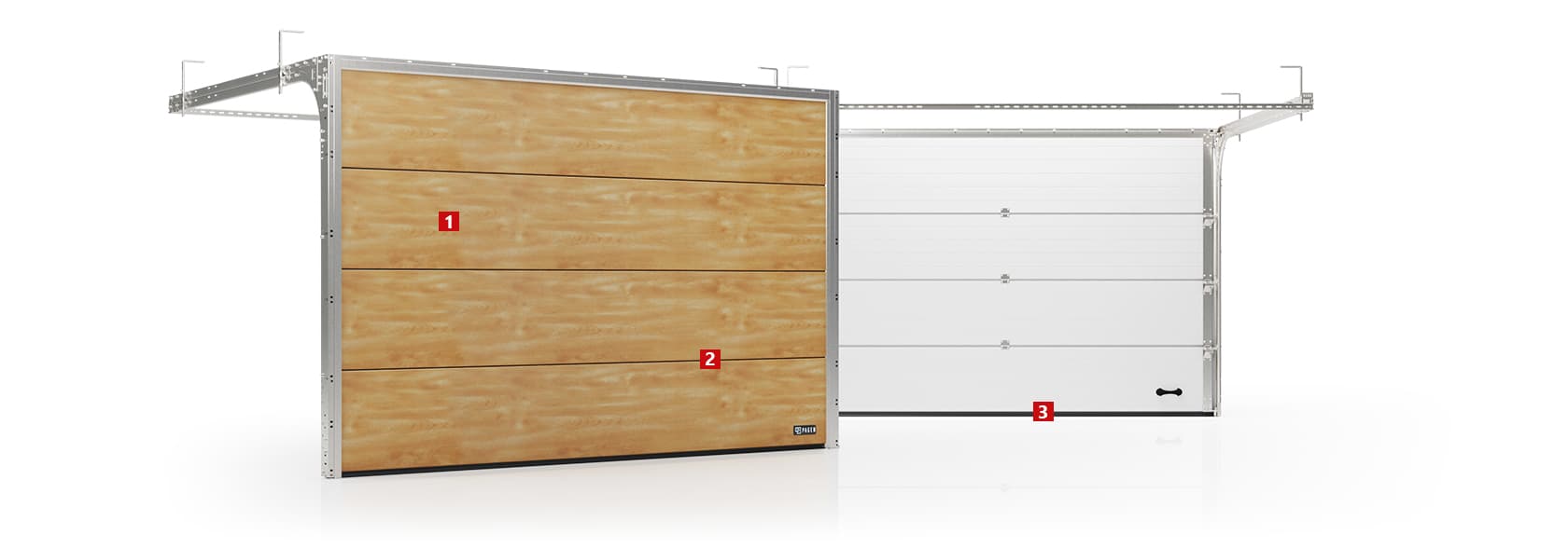 Brama garażowa PAGEN Comfort, zbliżenie